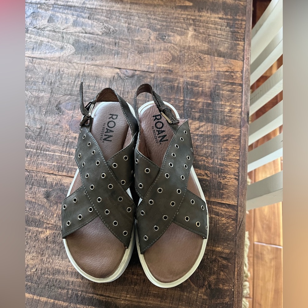 Green Roan BedStu sandals